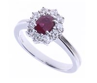 Anello Salvini Donna Love For Colour in Oro bianco Rubino 20080441 - 20080441